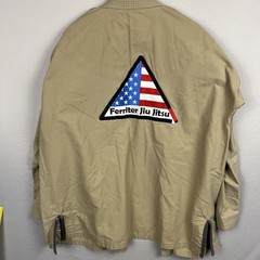 Warrior Jiu Jitsu Gi A4 Jacket BJJ Kimono Made in USA Mens Uniform Tan Taekwondo
