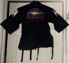 Sun Kum Sung Martial Arts Tae Kwon Do Uniform Jacket Boys XS Black USA Gi