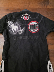 Bull Terrier Jiu jitsu BJJ Kimono, Size A1S. Fits like A0. Vintage RARE! w/ rash
