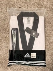 adidas adi-Start ADITS01US Taekwondo White Uniform with Assorted V-Necks 160