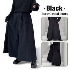 Men Hakama Harajuku Kimono Samurai Pants Men Casual Wide Pants Men Chinese Style