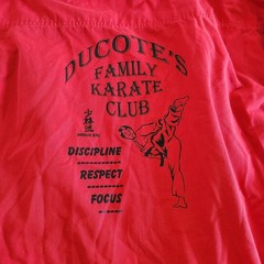 Adult Red Pullover Karate Gi Top Family Karate Club Graphic Bold Look