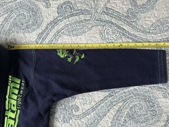 Kids Tatami Animal Jiu-Jitsu Kimono Cesar Crocodile Navy Blue & Green Size M1