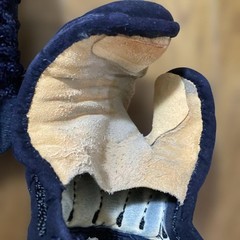Japanese Kendo Kote Gloves Armor Navy Blue Size M Elementary Junior