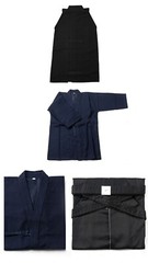 Kendo Uniform Set -Standard- Navy blue gi with Black hakama – kendo uniform kend