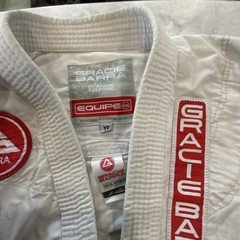 Gracie Barra Equipe GB Edition Jiu-Jitsu Gi Uniform Top YC White Adult Unisex