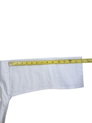 KI Martial Arts Uniform Set Karate Taekwondo Jacket Pant Belt White Sz 000 Child