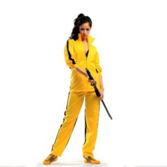 Yellow Tracksuit Cosplay Costume Game Of Death Kung Fu Suit Martial Arts Uniform