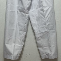 Adidas White Striped Taekwondo Martial Arts Pants Stretch Waist Men’s Size 200