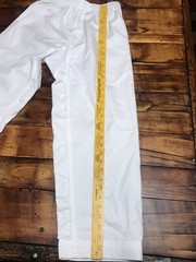 AAMA White Karate Gi 🥋 SiZe 3 Pants And Belt Taekwondo ASIAN SUN LOGO