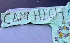 Camp High Collective x Shoyoroll Green Jiu Jitsu Gi Kimono Pants A1 Hand Colored