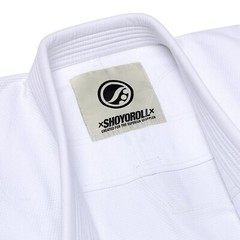 BJJ Gi Shoyoroll Rasta Competitor White JIU JITSU Kimono 450GSM With Bag