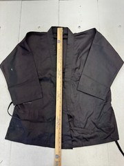 Wolf Black 2 Piece Martial Arts Long Sleeve Pants Outfit Mens Size 400