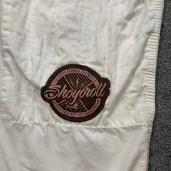Shoyoroll Gi Pants Adult A1F Fitted Slim White Cotton Drawstring Jiu Jitsu BJJ