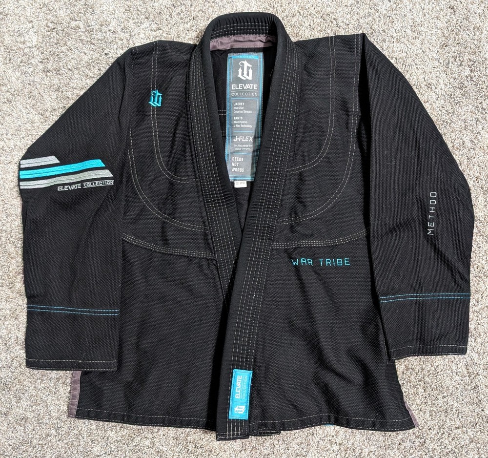 War Tribe Elevate collection Jiu Jitsu gi top size W0