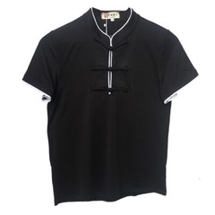 New autumn short sleeve men’s middle-aged Chinese style martial arts clothes