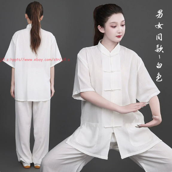 Chinese Tai Chi Uniforms Kung Fu Clothing Unisex Cotton Linen martial arts Suit