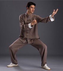 Linen Blend Kung Fu Tai Chi Clothing Martial Arts Clothes Taijiquan Wushu