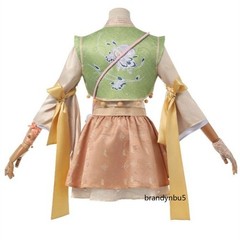 Game Where Winds Meet Qinghe Warrior Cosplay Costume Full Set Chinese Hanfu New