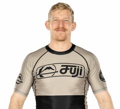 Fuji Special Ops MMA BJJ Jiu Jitsu ShortSleeve Short Sleeve SS Rashguard – Tan