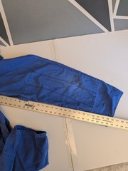 Vulkan Pro Lite BJJ Pants A3 Blue Drawstrings 100% Cotton Size W38 Inseam 26