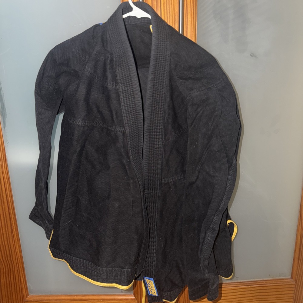 Scramble Athlete BJJ GI. Men’s Black Size A2
