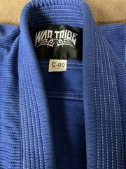War Tribe Kid’s Jiu Jitsu Gi Size C00 Blue