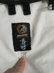Arashiro Black Brazilian A1 Jiu Jitsu Jacket and Pants Martial Arts
