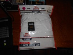 LONSDALE LONDON FITNESS 3-PIECE KARATE SUIT 100% COTTON HEIGHT 180CM B/NEW FR SH