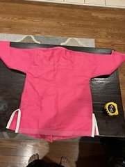Vector Sports Kids Brazilian Jiu Jitsu BJJ Gear Up, Pink Jacket New! No Belt