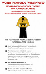 Taebaek High Dan Poomsae Dobok Limited Patch Edition World Taekwondo Special