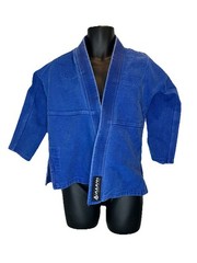 GI Vulkan Size M3 Jiu jitsu Kids Unisex Blue Cotton