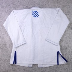Sanabul Gi Size A0 Top Logo White Blue BJJ Fight Training Jiu Jitsu Martial Arts