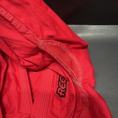 Reevo Guard Ultralight A2 Red Jiu-Jitsu Gi Uniform Set Jacket & Pants, EUC. C5