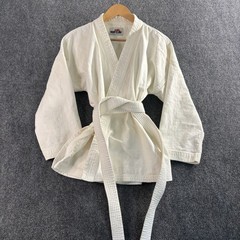 Tiger Claw Karate Gi Uniform White w Belt Adult Taekwondo Judo L