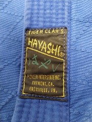 Tiger Claw Hayashi Double Weave Judo BJJ Kimono Gi – Size 5 Blue