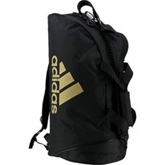 ADIDAS „2 IN 1” BAG -Black with Gold Logo