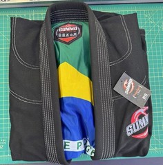 Summo Sports SUMPTER BRAZILIAN JIU JITSU Gi BLACK w/ white belt A2H