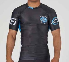 Fuji Bushido the Way Flex Lite MMA BJJ Jiu Jitsu ShortSleeve SS Rash Rashguard