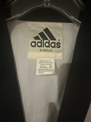 Adidas Uniform Taekwondo Unisex,Marital Arts .Set..Sz,XXl 180 Cm Color, W/B.