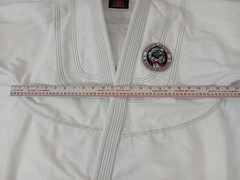 Break Point BJJ Gi Jacket Sz A2 White Relson Gracie Academy Patch Shark