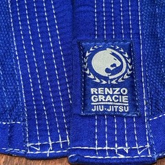 Renzo Gracie Academy New Hampshire Jiu Jitsu BJJ Blue GI Jacket Top Youth C0