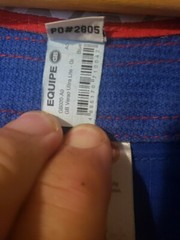Gracie Barra Equipe GB Jiu Jitsu Storm Blue Gi Kimono Adult A0 Top Only