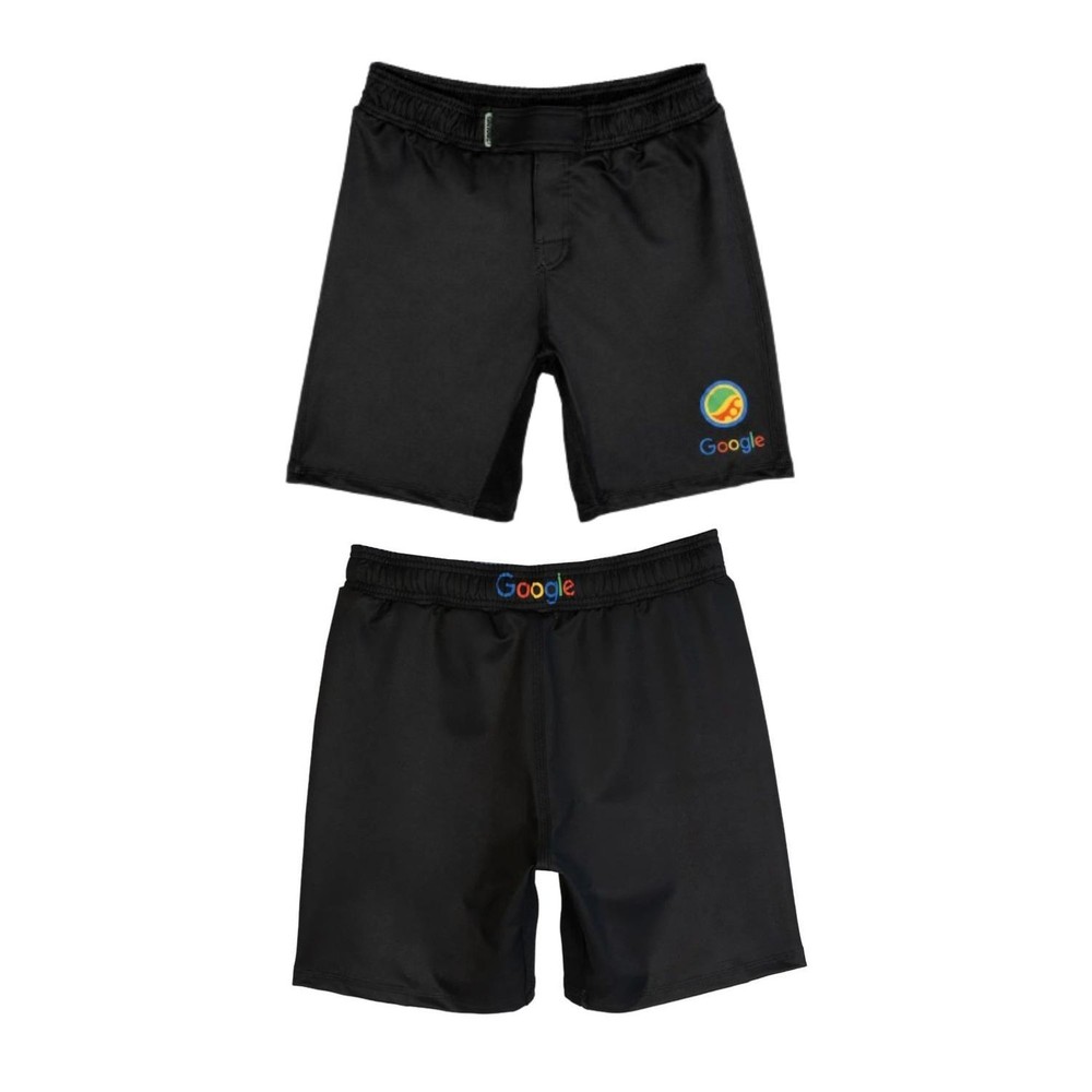 Shoyoroll x Google V2 Training Fitted Shorts Black BJJ MMA Grappling