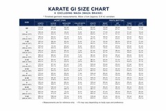 K-10 Karate Gi Uniform set Made in Pakistan official KARATE branded Fabric LSize
