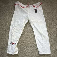 Flow Kimonos Air Jiu-Jitsu Gi Set White A1 Jacket Pants Belt Bag