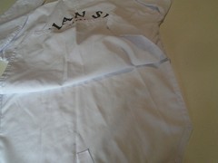 Asian Sun Jacket White Size 4 Martial Arts Adult clean