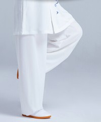 Summer Tai Chi Clothes Wrinkle Free Wushu Clothing Kung Fu White Women Men