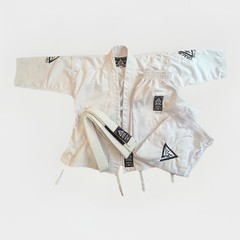 Gracie Jiu-Jitsu Official Gi 100% Cotton BJJ Set Youth Size 000/110 Unisex