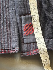 Sanabul Essential Jiu Jitsu BJJ Gi Jacket Size A2 Black Red Martial Arts MMA